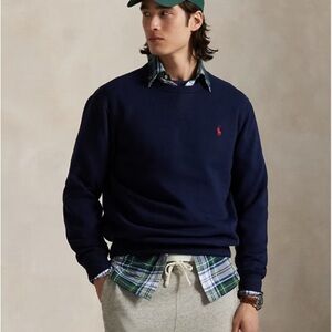 Polo Ralph Lauren Men’s Pima Cotton Blue Sweater Size XL